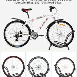 Huifoo Cavalletto Supporto Parcheggio Bici, Cavalletto per Bicicletta da 16 a 29 Pollici, Supporto Professionale per Biciclet - immagine 5