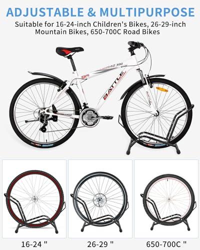 B0CN15DRL6 gal 3 69cfb97ebac5e Huifoo Cavalletto Supporto Parcheggio Bici, Cavalletto per Bicicletta da 16 a 29 Pollici, Supporto Professionale per Biciclet