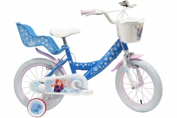 B0CNKQBNWJ 69cfa2c6915de Tecnobike Shop Bici per Bambina Bicicletta Denver Albri Frozen - Taglia 16 pollici