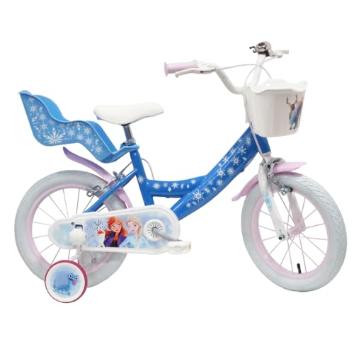 B0CNKQBNWJ gal 0 69cfa2c82f069 Tecnobike Shop Bici per Bambina Bicicletta Denver Albri Frozen - Taglia 16 pollici