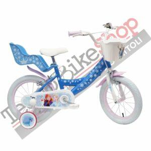 Tecnobike Shop Bici per Bambina Bicicletta Denver Albri Frozen - Taglia 16 pollici - immagine 3