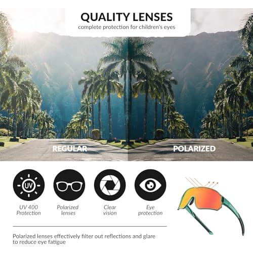 ROCKBROS Occhiali da Sole Ciclismo, Protezione UV400, Occhiali Polarizzati per Bici MTB Bambini Ragazzi, Occhiali Sportivi pe 2 B0CNSYBQF1 gal 1 69cfbb9787695 ROCKBROS Occhiali da Sole Ciclismo, Protezione UV400, Occhiali Polarizzati per Bici MTB Bambini Ragazzi, Occhiali Sportivi pe