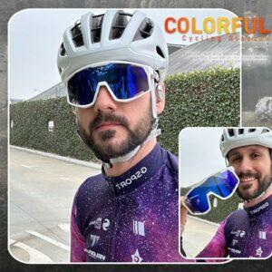 KAPVOE Fotocromatici Occhiali Da Ciclismo Uomo Donne TR90 Occhiali Da Sole Sportivi Anti-UV 400 Chiaro Occhiali MTB Biciclett 7 KAPVOE Fotocromatici Occhiali Da Ciclismo Uomo Donne TR90 Occhiali Da Sole Sportivi Anti-UV 400 Chiaro Occhiali MTB Biciclett - immagine 3