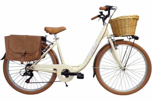 B0CSKTJJ8J-69d4a26bbe31e B0CSKTJJ8J 69d4a26bbe31e Cicli Tessari - bicicletta donna bici da passeggio city bike 26 cambio 6 velocita' telaio basso cesto in vimini vintage con b