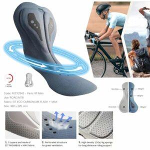 HECLOK Maglia da Ciclismo da Uomo Manica Corta Estivo Set，Body Ciclismo Uomo，Tuta Monopezzo Imbottitura Premium specifica ... - immagine 5