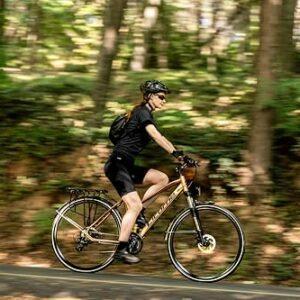 Licorne Bike - Bicicletta da trekking in alluminio, da 28 pollici, con cambio a 21 marce, freno a disco, mountain bike, bici 9 Licorne Bike - Bicicletta da trekking in alluminio, da 28 pollici, con cambio a 21 marce, freno a disco, mountain bike, bici - immagine 5