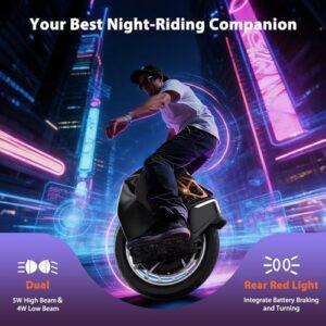 KINGSONG Monociclo Elettrico S18 Pro + nero 1110Wh, Moteur 2200W, Autonomia fino a 80km, Velocità limitata 25km/h, Pneumatico 9 KINGSONG Monociclo Elettrico S18 Pro + nero 1110Wh, Moteur 2200W, Autonomia fino a 80km, Velocità limitata 25km/h, Pneumatico - immagine 5