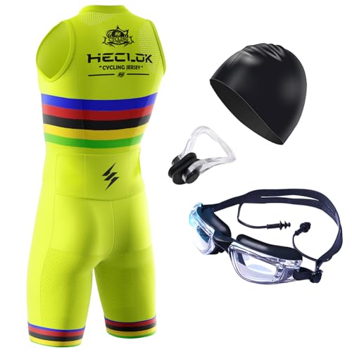 B0CZ34NNWJ gal 1 69d0c0846a791 Tuta da triathlon da uomo,with Senza Maniche MTB Cycling Skinsuit,Ciclismo Body Skinsuit All'aperto Sportswear Abbigliamen...