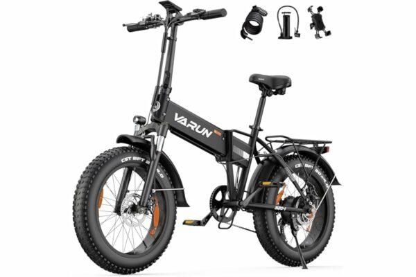 B0CZLBRLH7 69cfc9820e03e VARUN Bici Elettrica Pieghevole, 20"×4.0" Bicicletta Elettrica da 48V 13Ah Batteria Rimovibile, Autonomia di 60-120 km, Fat B