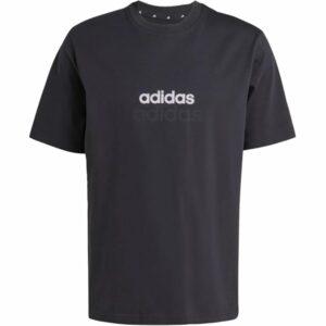 adidas Uomo Essentials Linear Single Jersey Tee