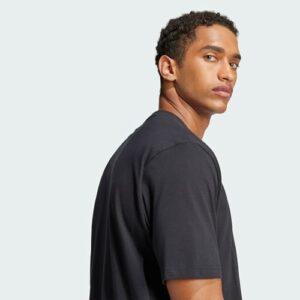 adidas Uomo Essentials Linear Single Jersey Tee - immagine 3