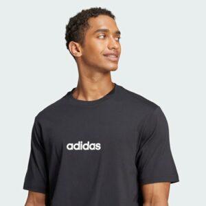 adidas Uomo Essentials Linear Single Jersey Tee - immagine 5