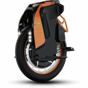 KINGSONG KS-S19 Ciclomotore elettrico, adulto, nero e arancione, motore 3500W, autonomia fino a 150km, 25km/h limitati, pneum