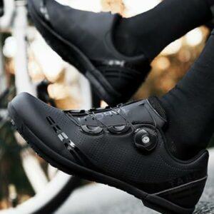 Hixingo Scarpe da Ciclismo Uomo Strada Donna Scarpe Da Equitazione su Strada e Montagna, Gomma Suola Scarpe da Ciclismo Senza - immagine 4