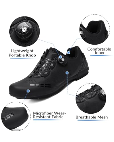 B0D2LC9M1C gal 3 69cf8e4939e36 Hixingo Scarpe da Ciclismo Uomo Strada Donna Scarpe Da Equitazione su Strada e Montagna, Gomma Suola Scarpe da Ciclismo Senza