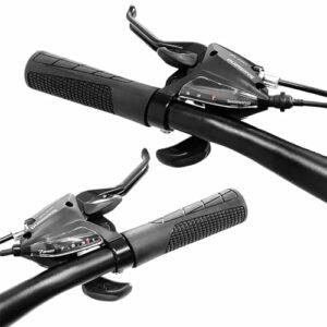 IBK Bicicletta Bici MTB 24'' Pollici Mountain Bike BIAMMORTIZZATA Ragazzo Cambio 21 Velocità Freni a Disco - immagine 4