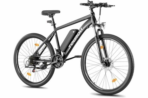 B0D5PVVSVH 69cfc95dc4329 Touroll Bicicletta Elettrica, U1 26"/29", Autonomia di 65km, mountain bike elettrica, Motore 45 NM, Batteria Rimovibile 13Ah