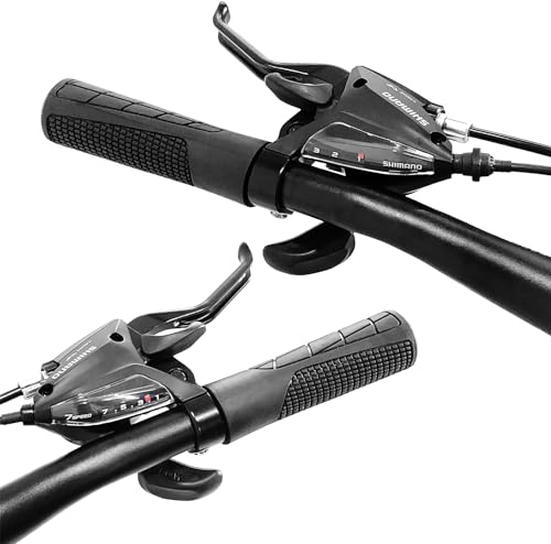 B0D63PJL6J gal 2 69cfbe85444a8 IBK Bicicletta Bici MTB 20'' Pollici Mountain Bike BIAMMORTIZZATA Ragazzo Cambio 21 Velocità Freni a Disco Rossa