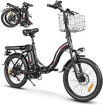 SAMEBIKE 250W 60NM Bici elettrica 20" Fat Tire Bici elettrica pieghevole batteria 36V/13Ah, autonomia massima fino a 60-11...