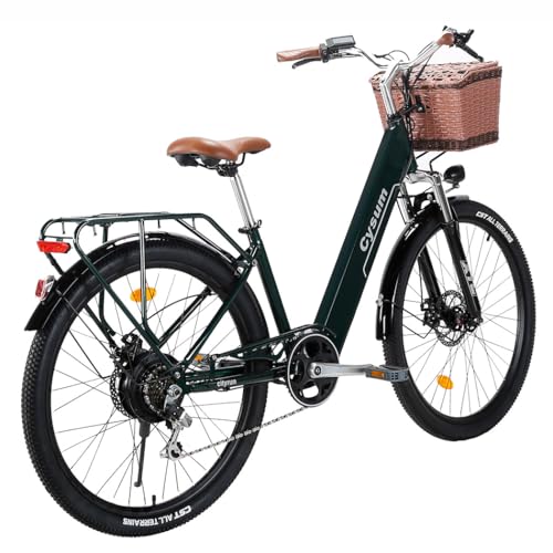 B0D8NWHB36 gal 2 69cf80b52b4b2 cysum cityrun bici elettrica donna, 26'' pedalata assistita Bicicletta Elettrica, City E-bike per adulti, 250W motore 25k...