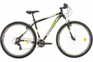 Multibrand Velotec PRO Mountain Bike in alluminio da 26/27.5/29 pollici, V-Brake, unisex, adatta per 155–190 cm