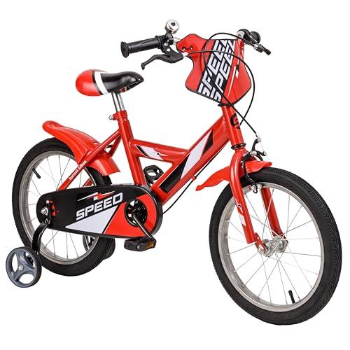 B0D9HHB7R5 gal 0 69cfa2d8bc0be Baroni Toys Bicicletta Rossa per Bambino con Rotelle Incluse, Bicicletta Sportiva da Bambini in Acciaio, Bicicletta per Bambi