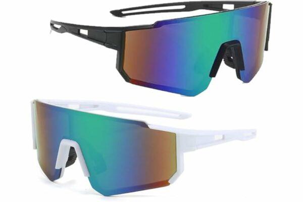B0DBCH423R-69cfbba56327d B0DBCH423R 69cfbba56327d KOMUNJ 2 PCS Occhiali da Ciclismo Polarizzati, Occhiali da Sole Sportivi, Occhiali da Ciclismo Polarizzati da Uomo e Donna, A