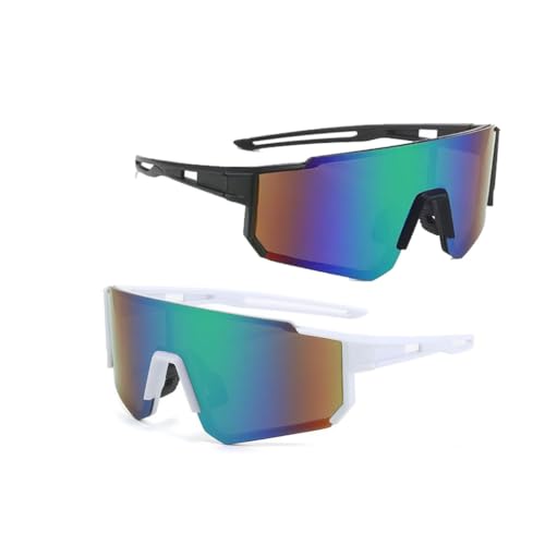 KOMUNJ 2 PCS Occhiali da Ciclismo Polarizzati, Occhiali da Sole Sportivi, Occhiali da Ciclismo Polarizzati da Uomo e Donna, A 1 B0DBCH423R gal 0 69cfbba72c413 KOMUNJ 2 PCS Occhiali da Ciclismo Polarizzati, Occhiali da Sole Sportivi, Occhiali da Ciclismo Polarizzati da Uomo e Donna, A