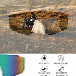 KOMUNJ 2 PCS Occhiali da Ciclismo Polarizzati, Occhiali da Sole Sportivi, Occhiali da Ciclismo Polarizzati da Uomo e Donna, A 8 KOMUNJ 2 PCS Occhiali da Ciclismo Polarizzati, Occhiali da Sole Sportivi, Occhiali da Ciclismo Polarizzati da Uomo e Donna, A - immagine 4