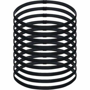 Chiluxendo 10 Pezzi Sportiva Fascia Capelli, Fascette Sottili Antiscivolo Donna, Fasce Elastiche Uomo, Headband Elastico, Cer