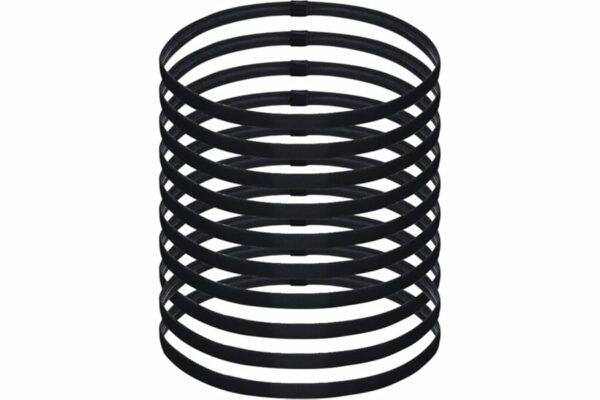 B0DDBTRKBW 69cf8d2fdcfb8 Chiluxendo 10 Pezzi Sportiva Fascia Capelli, Fascette Sottili Antiscivolo Donna, Fasce Elastiche Uomo, Headband Elastico, Cer
