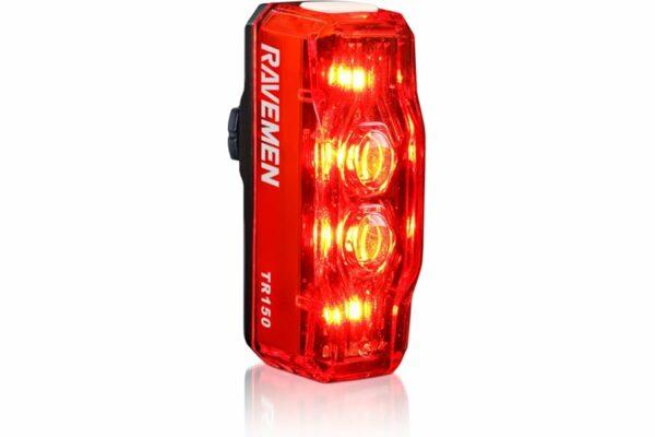 B0DGPW7HXM 69cfa65b01fdc RAVEMEN TR150 Luce Posteriore per Bici,150 Lumen 6 Modalità Notte e Giorno, Rilevamento dei Freni ON/OFF Automatico Fanalini