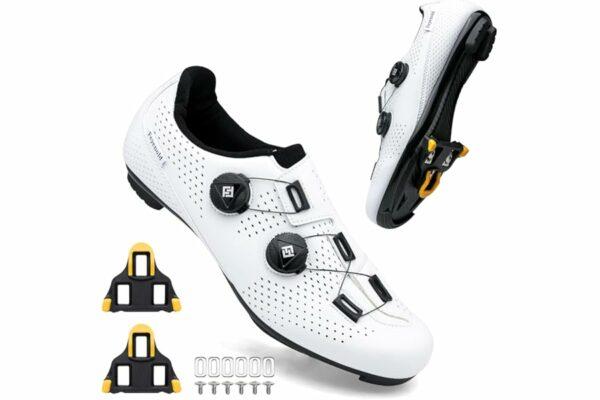 B0DJ38RG5T 69cf8e1757b27 Feyenold Scarpe da Ciclismo da Uomo, da Donna, compatibili con Pedale SPD-SL e Installazione Compatibile SPD/Look KEO Cleats