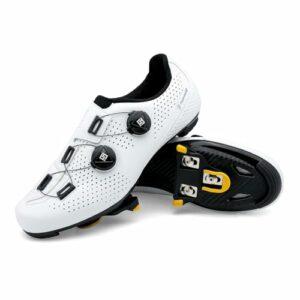 Feyenold Scarpe da Ciclismo da Uomo, da Donna, compatibili con Pedale SPD-SL e Installazione Compatibile SPD/Look KEO Cleats - immagine 5