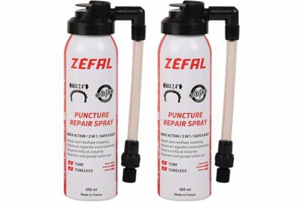 B0DP3HXM49 69cfb79710a2f ZEFAL Pack Repair Spray 100ml - 2 x Bomboletta Ripara Gomme Bici - Gonfia e Ripara Bici - Schrader, Presta e Dunlop - 2 botti