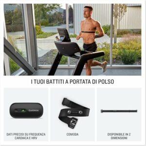 Garmin HRM-200 (M-XL), Fascia cardio, Bluetooth e ANT+, Multisport, HRV, Impermeabile 3 ATM, Lavabile in lavatrice, Autonomia 7 Garmin HRM-200 (M-XL), Fascia cardio, Bluetooth e ANT+, Multisport, HRV, Impermeabile 3 ATM, Lavabile in lavatrice, Autonomia - immagine 3