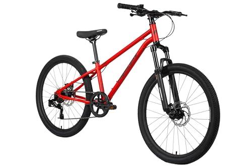 B0DQV5SNRX gal 0 69d4a24eee43e FabricBike Terra - MTB Mountain Bike 24 pollici, alluminio per bambini 8, 9, 10 e 11 anni, Bicicletta 24 Pollici, 7 velocità,