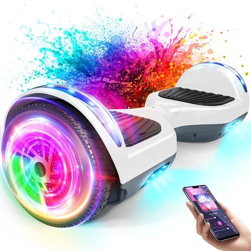 Hoverboard 6.5 Pouces auto-équilibrant avec haut-parleur Bluetooth et lumière LED, cadeaux pour enfants 1 B0DSKCCMSQ gal 0 69d4ae91e6570 Hoverboard 6.5 Pouces auto-équilibrant avec haut-parleur Bluetooth et lumière LED, cadeaux pour enfants