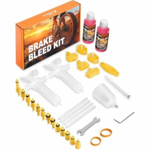 cycletour Kit Spurgo Freni per Shimano, TEKTRO, TRP Freni Idraulici. Include Liquido Freni Minerale per Freni e Istruzioni pe