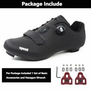 FANSU Scarpe Ciclismo Strada Uomo, Unisex Scarpe da Bici Compatibile con SPD e Delta Blocco Pedale, MTB Scarpe da Bicicletta - immagine 5
