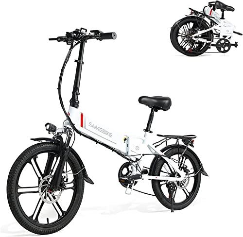 B0DZSWSBM5 gal 0 69d0bc383d4bb SAMEBIKE Bicicletta Elettrica Pieghevole Da 20 Pollici, Batteria Rimovibile Da 48V 10.4Ah, Mini Bici Elettrica Da Città Pi...