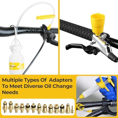 B0F17Y6JBV gal 3 69cfb8f9cbcb8 Vautvis Kit Spurgo Freni per Shimano, Kit Spurgo Freni per MTB, Kit di Attrezzi per Bicicletta, Incluso 150 ML di Liquido Oli