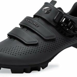 FOTGOAT Uomo Mountain Bike Ciclismo Scarpe Donne, for MTB-Scarpe Compatibile Installazione SPD Cleats