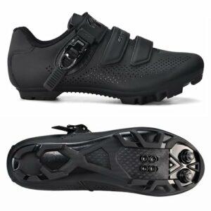 FOTGOAT Uomo Mountain Bike Ciclismo Scarpe Donne, for MTB-Scarpe Compatibile Installazione SPD Cleats - immagine 4