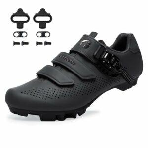 FOTGOAT Uomo Mountain Bike Ciclismo Scarpe Donne, for MTB-Scarpe Compatibile Installazione SPD Cleats - immagine 5