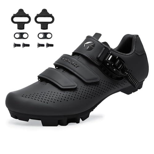 B0F1FXJTNS gal 3 69cf907671c09 FOTGOAT Uomo Mountain Bike Ciclismo Scarpe Donne, for MTB-Scarpe Compatibile Installazione SPD Cleats