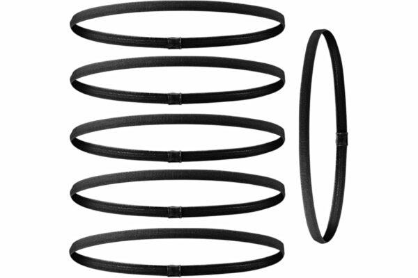 B0F48JP9MS 69cf8cf634787 vaolmlop 6 Pezzi Sportiva Fascia Capelli,Cerchietto Sportivo Sottile,Sportive Fascette Antiscivolo Per Donne Sport Yoga,Calci