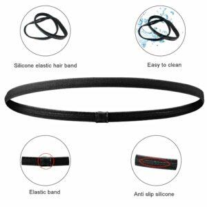 vaolmlop 6 Pezzi Sportiva Fascia Capelli,Cerchietto Sportivo Sottile,Sportive Fascette Antiscivolo Per Donne Sport Yoga,Calci - immagine 4