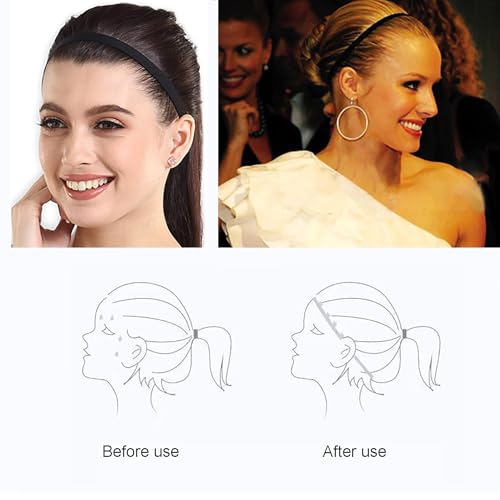 B0F48JP9MS gal 3 69cf8cff2d873 vaolmlop 6 Pezzi Sportiva Fascia Capelli,Cerchietto Sportivo Sottile,Sportive Fascette Antiscivolo Per Donne Sport Yoga,Calci