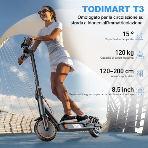 B0F4KGTL3X gal 3 69d4afc2efc46 T3 Monopattino Elettrico Adulto Ultraleggero Antifurto-35KM Autonomia, 25 Km/h,350W,Indicatore di Direzione, e App, 8.5" P...